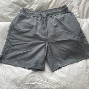 Gray mens shorts